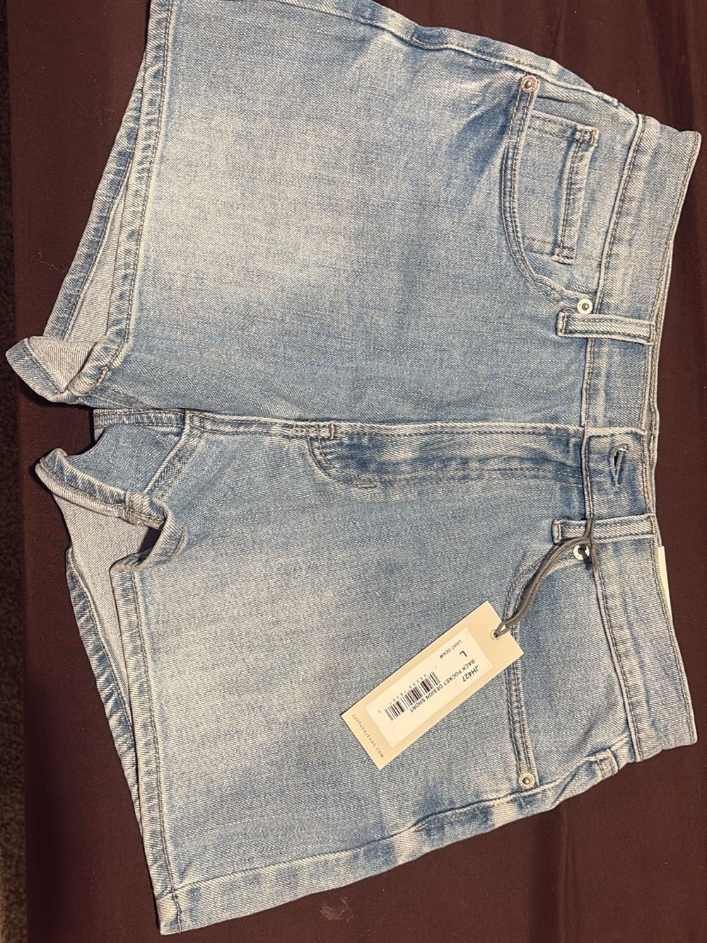 Just USA Light Blue Denim Jean Shorts